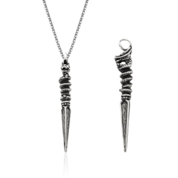 Sterling Silver Stylish Men's Necklace - Picture 4 of 8